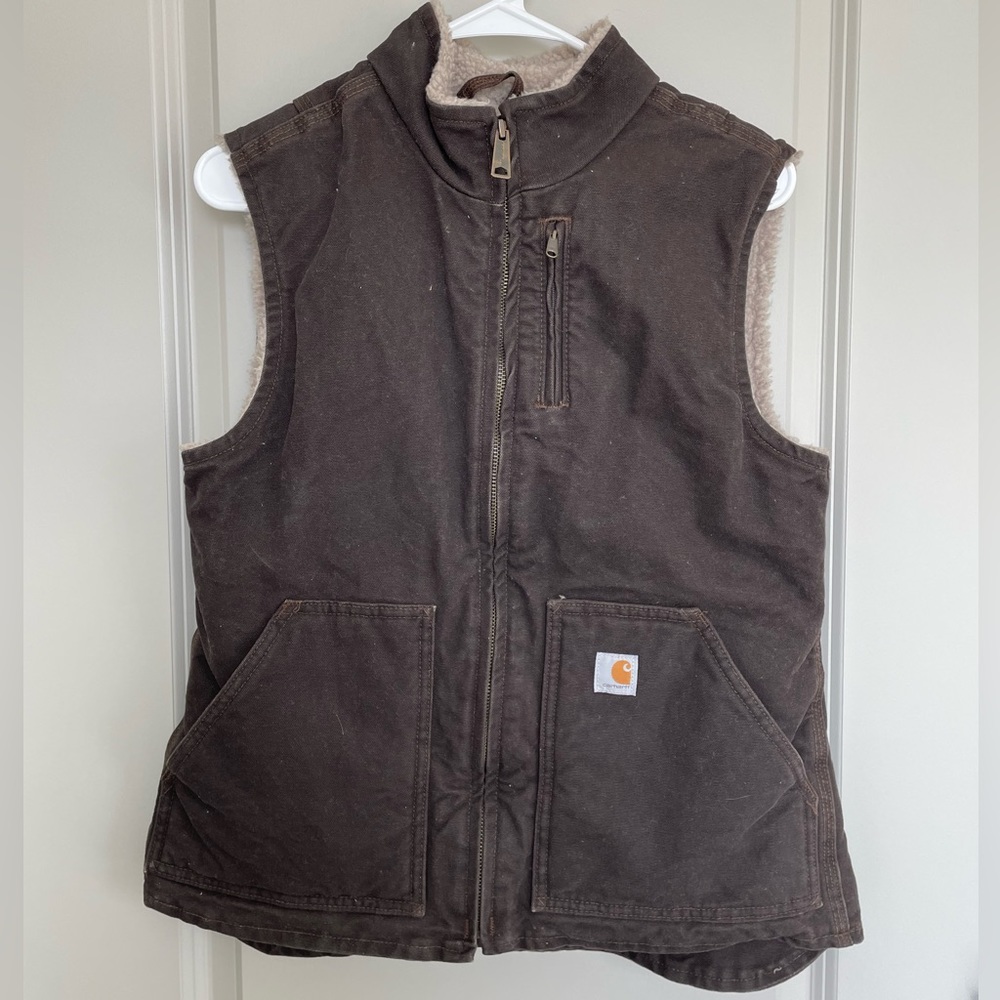 Carhartt Women’s Relaxed Fit Sherpa Lined Vest S